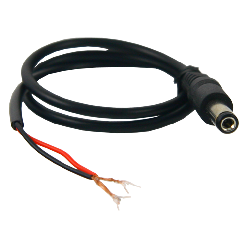 Cavo rosso / nero parallelo SAFIRE - 400 mm di lunghezza - Estremità positivo/negativo - Connettore maschio standard - Estremità per vite - Permette alimentazione diretta