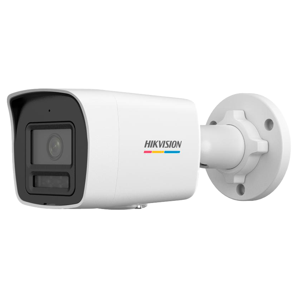 Hikvision - Telecamera Bullet IP gamma Value - Risoluzione 4 Megapixel (2560x1440) - Ottica 4 mm | ColorVu - Luce ibrida 30 m | PoE IEEE802.3af - Rilevamento del movimento 2.0 | IP67