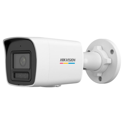 Hikvision - Telecamera Bullet IP gamma Value - Risoluzione 4 Megapixel (2560x1440) - Ottica 4 mm | ColorVu - Luce ibrida 30 m | PoE IEEE802.3af - Rilevamento del movimento 2.0 | IP67