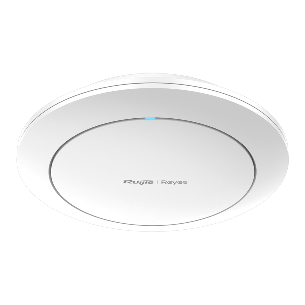 Reyee - AP Omnidirectional Wi-Fi 6 - Frequency 2.4 and 5 GHz / 160MHz Channel Connection - Supports 802.11a/b/g/n/ac/ax - Wi-Fi performance up to 3000 Mbps - Antenas MU-MIMO 2x2 en 2.4GHz , 2x2 on 5GHz