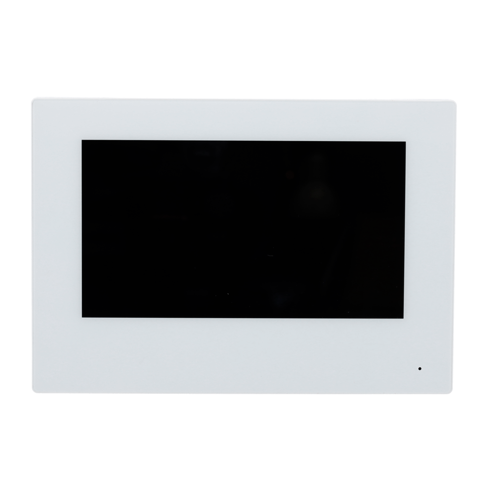 Monitor per videocitofono - Schermo TFT di 7" - Audio bidirezionale - 2 fili, WiFi, SIP - Slot per scheda microSD fino a 32 GB - Montaggio su superficie | Bianco
