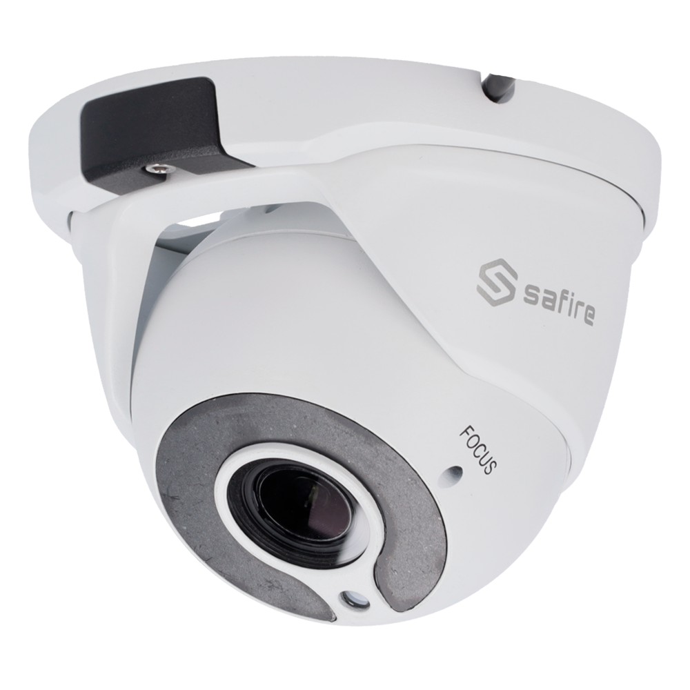 Cámara Turret Gama ECO - Salida 4 en 1 / Resolución (2880x1620) - High Performance 3K (5Mpx 16:9) - Lente Varifocal 2.7~13.5 mm - SDM IR LEDs Alcance 30 m - Impermeable IP65