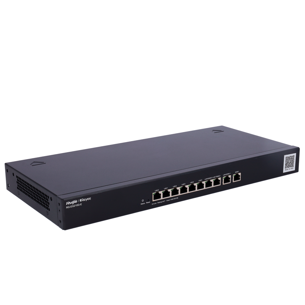Reyee - Controlador de Router Administrable - 10 Puertos RJ45 10/100 /1000 Mbps - Soporta configuración de hasta 4 puertos como WAN - Hasta 1 Gbps de ancho de banda