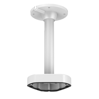 Staffa a tetto - Altezza 555 mm - Adatto per esterni - Fabbricato in alluminio - Passacavo - Colore bianco