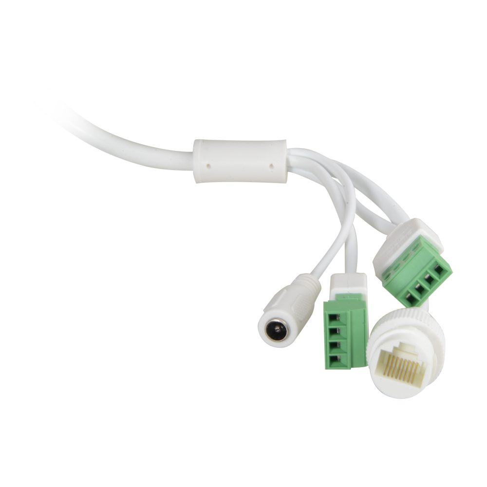 Telecamera IP 4 Megapixel - 1/3" Progressive Scan CMOS - Motion Detection 2.0 di persone e veicoli - Lente 2.8 mm / IR LED Portata 30 m - Compressione H.265+, H.265, H.264+, H.264 - Microfono integrato