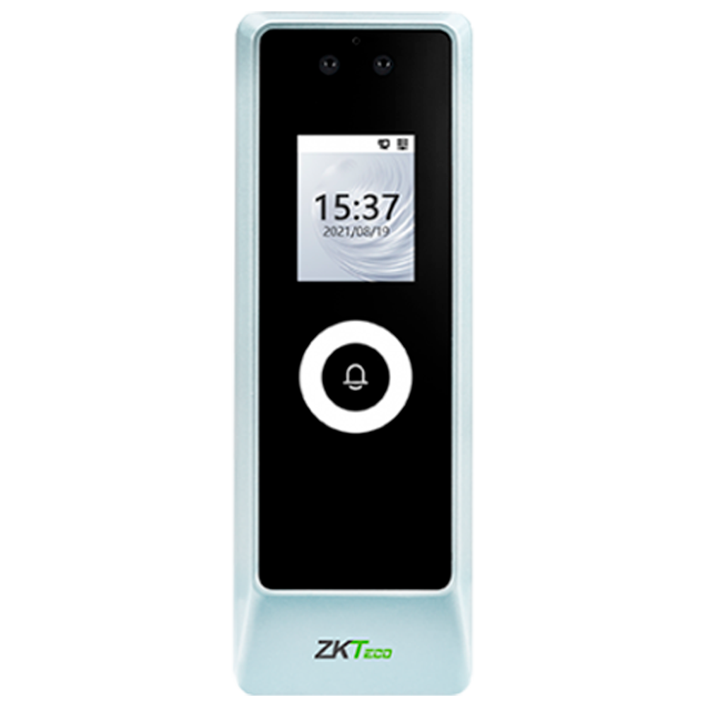 Control de acceso - Reconocimiento facial y tarjeta EM/MF - 50.000 tarjetas | 500.000 registros - Pantalla TFT de 2" | TCP/IP, RS485, Wiegand y relé - Apto para uso externo IP66 | Antivandálico IK07 - Software ZKBioAccess / ZKBio CVSecurity