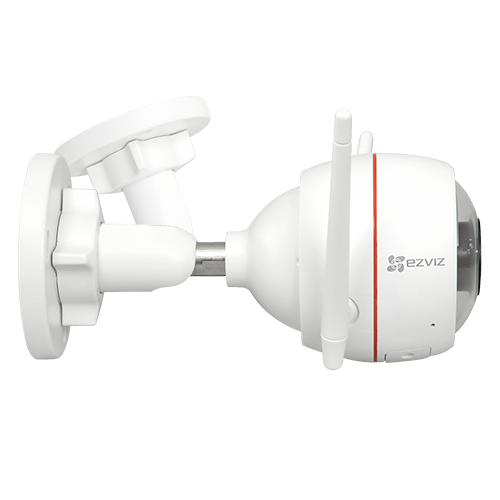 2 x Telecamere Wifi Ezviz  - 2 Megapixel - Lente 2.8mm / IR 30 - Audio bidirezionale - Sirena e flash dissuasivi - Adatta per esterni IP65