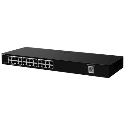Reyee Switch Cloud - 24 porte RJ45 Gigabit - Velocità della porta 10/100/1000 Mbps - Plug &amp; Play - VLAN/Port Isolation/Loop Detection - Limite di Velocità della Porta