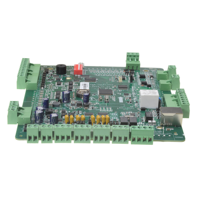 Controller di accessi biometrico - Accesso tramite impronta digitali, volti, scheda o password - Comunicazione TCP/IP | eHome | ISAPI | OSDP - 2 Ingressi Wiegand 26 e 2 RS485 - Uscita relé per una porta - Software Safire Control Center