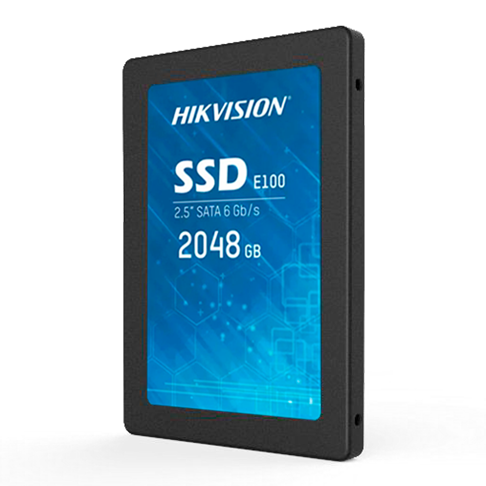 Hikvision SSD 2.5" hard disk - 2 TB capacity - SATA III interface - Writing speed up to 430 MB/s - Long life - Ideal for video surveillance