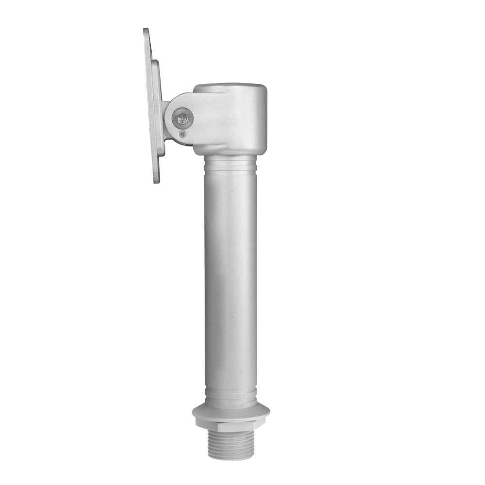 Access control turnstile support - Universal plate with adapter holes - Composed of two elements - Compatible with Safire devices - Measurements: 214.5mm (Al) x 45mm (An) x 27mm (Fo) - Made in aluminum