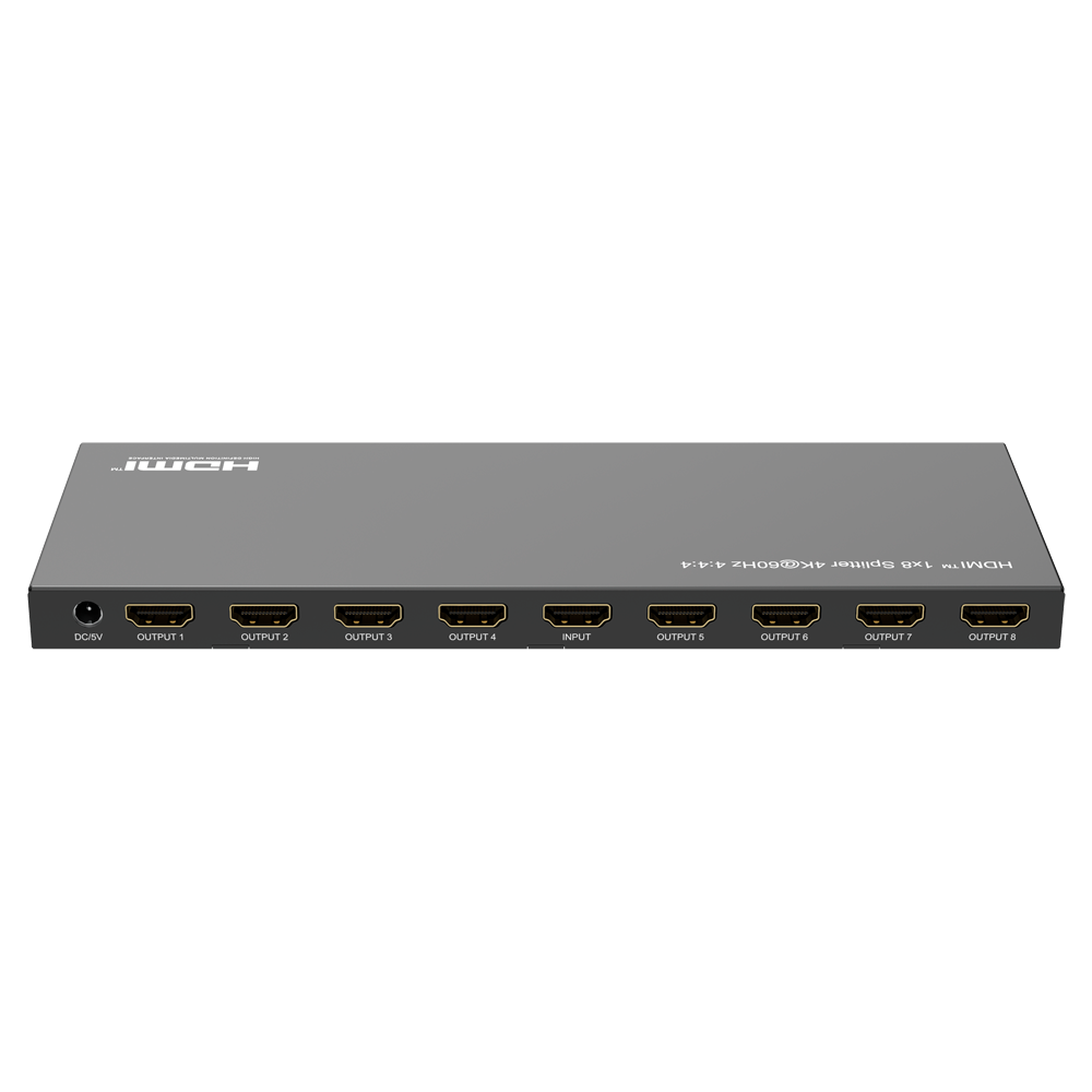 Splitter HDMI - 1 Ingresso - 8 Uscite - Risoluzione fino a 4K@60Hz - Impostazioni EDID