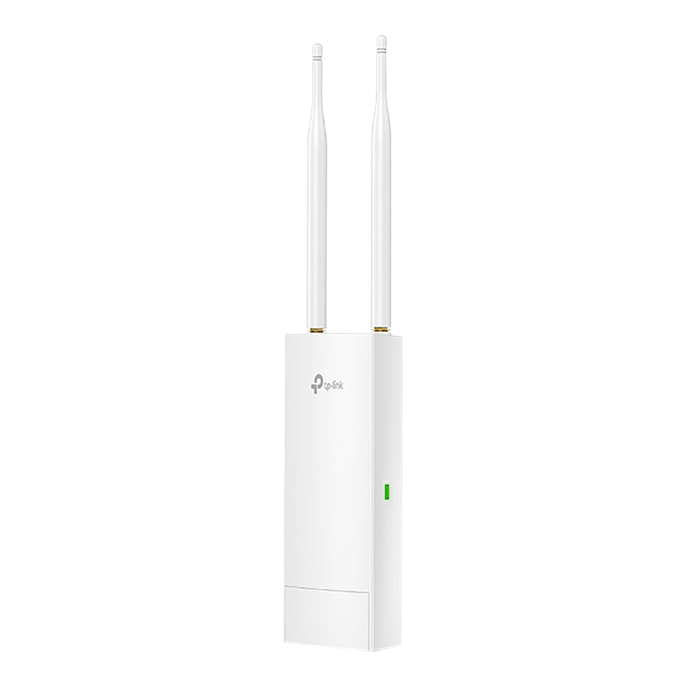 TP-Link - AP Omnidirezionale Wi-Fi 4 - Supporta 802.11b/g/n - IPX5, adatto per esterni - Velocità di trasmissione 300 Mbps - 2 antenne da 5dB omnindirectionale