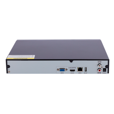 Safire Smart - Videoregistratore NVR per telecamere IP gamma B1 - 4 CH video / Compressione H.265 - Risoluzione fino a 8Mpx / Larghezza di banda 40Mbps - Uscita HDMI 4K e VGA / 1HDD - Supporta eventi VCA da telecamere IP / Funzione POS