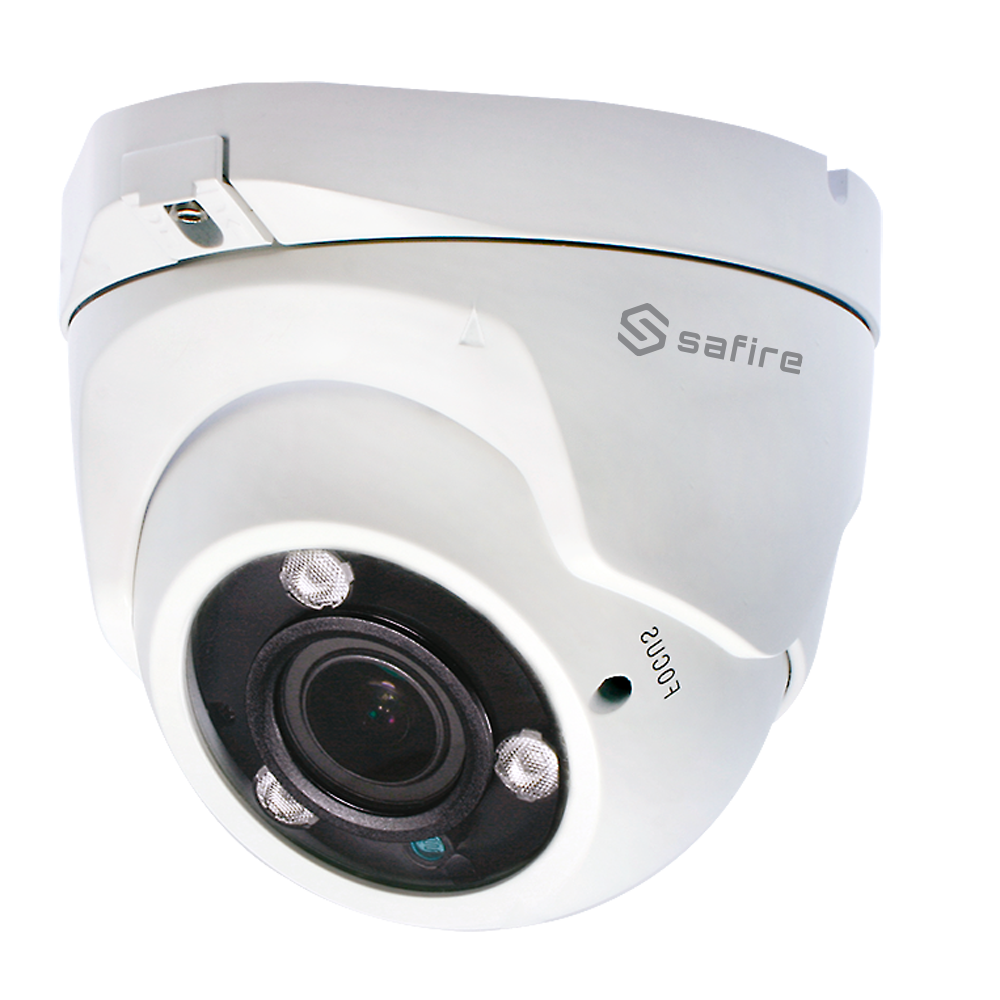 Telecamera Turret Safire Gamma ECO - Uscita 4 en 1 / Risoluzione 3K (2880x1620) - High Performance CMOS 3K (5Mpx 16:9) - Obiettivo varifocale 2.7~13.5 mm - IR Matrix LED Portata 40 m - Impermeabile IP66