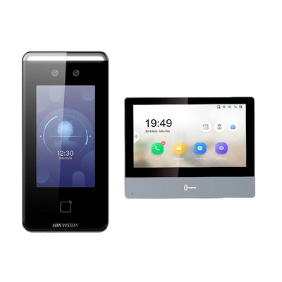 Kit videocitofonico - Tecnologia IP e WiFi - Include postazione esterna e monitor - Riconoscimento Facciale, scheda MF e QR | PoE - App mobile con P2P | Relè interni nel monitor - Montaggio su superficie | IP65