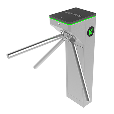 Torniquete de acceso bidireccional - 3 brazos giratorios | Regulación de fuerza - Tiempos, alarmas y modos de apertura - Dimensiones de paso 550 mm | Diseño compacto - Fabricado en acero inoxidable SUS304 - Compatible con sistemas de terceros