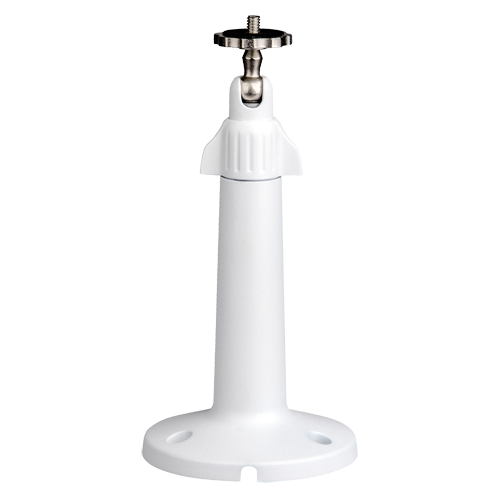 Camera bracket - Aluminum - Suitable for outdoor - Roof or wall installation - White color - 195 x 95 mm (base diameter)