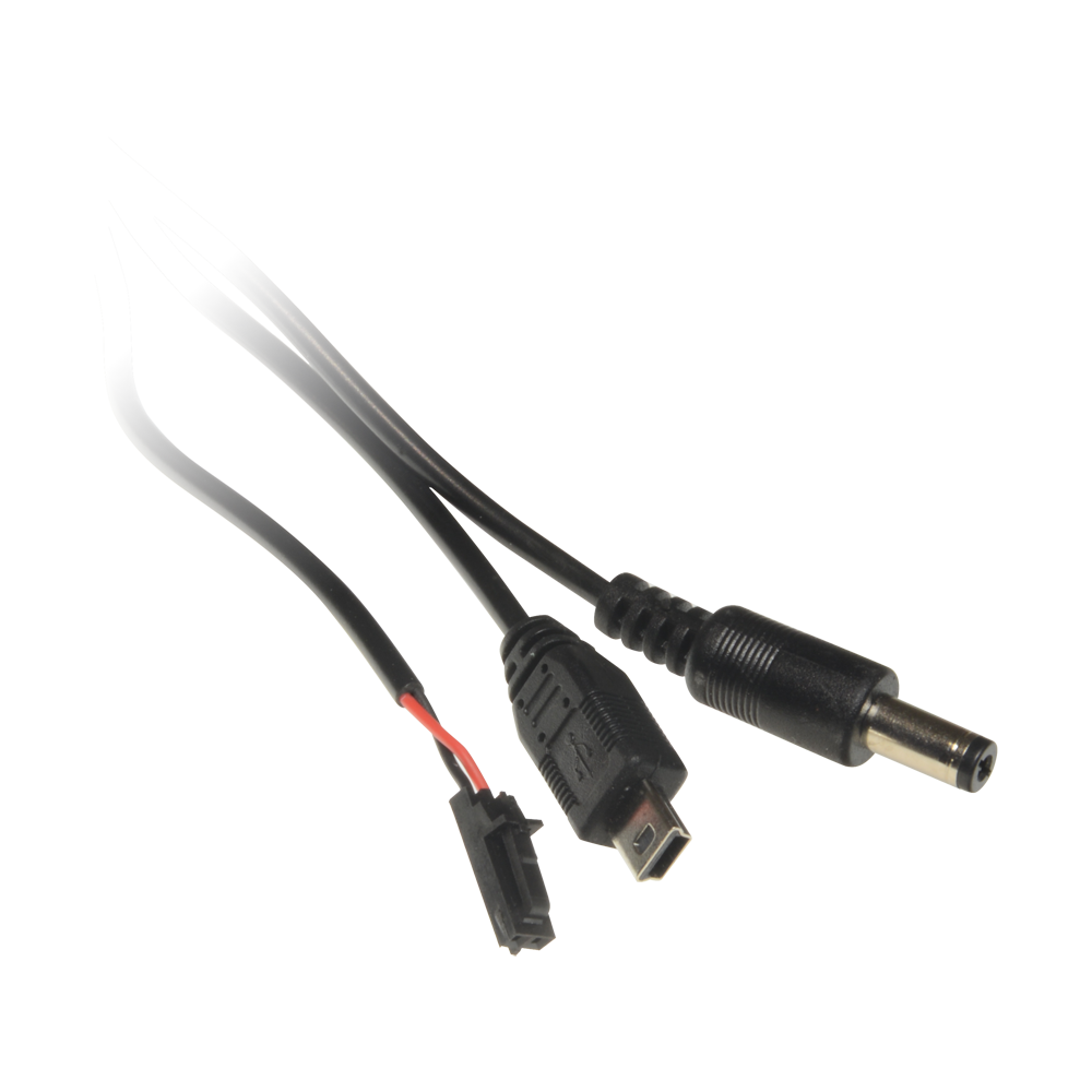 Zinc-aire battery - Voltage 7.5 V / Capacity 3200 Wh - Triple DC connector: Jack, mini USB and molex - Cable length 2 m - Compatible with Ajax and RSI Videofied - 158 (W) x 260 (L) x 188 (H) )mm / 6Kg