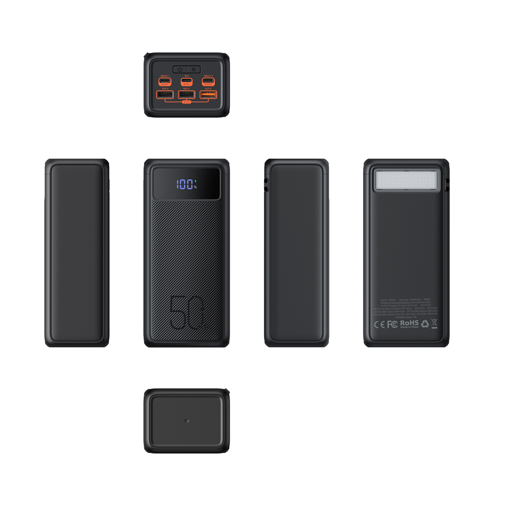 VEGER - Batería externa - Capacidad 50000 mAh - Voltaje   3.7V  - Potencia 185Wh