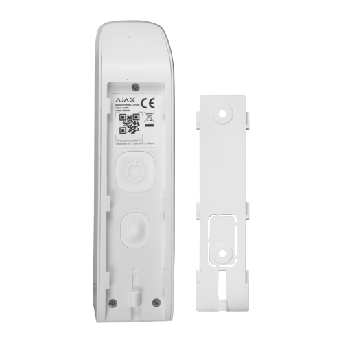 Rilevatore PIR tipo tenda  - Senza fili 868 MHz Jeweller - Certificato grado 2 - Portata di rilevamento configurabile da 6 a 15 m - Distanza in spazio aperto 1700 m - Uso interno