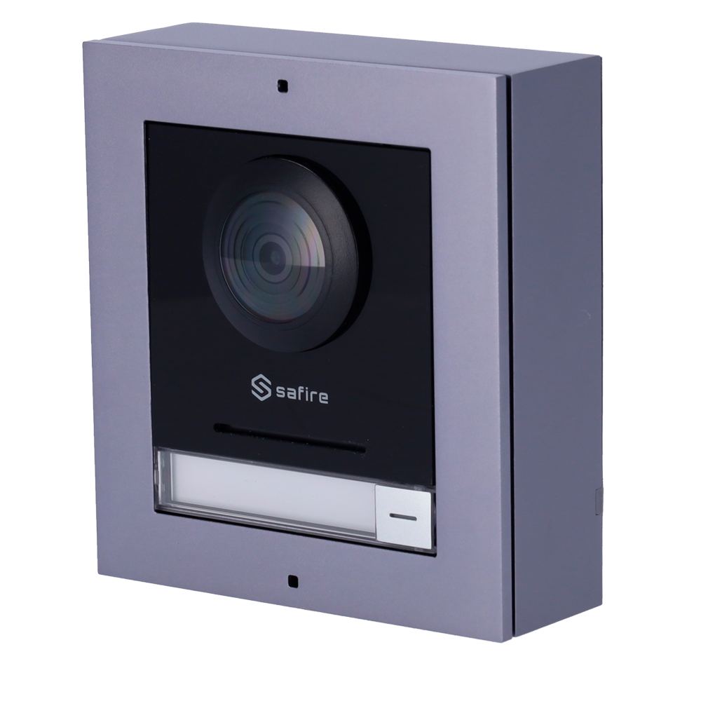 Videoporteros IP - Cámara de 2 Mp - Audio bidireccional - App móvil mediante monitor - Apto para exterior IP65 - Montaje en superficie incluido