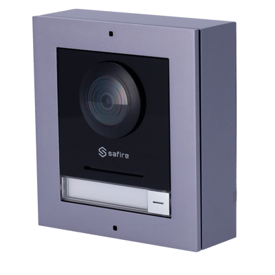 Videocitofoni IP - Telecamera 2 Mp - Audio bidirezionale - App mobile tramite monitor - Adatto per esterni IP65 - Montaggio in superficie incluso