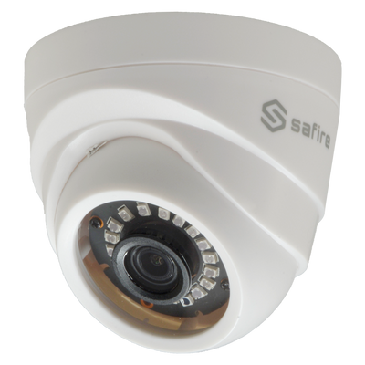 Telecamera Turret Safire Gamma ECO - Uscita 4 in 1 - Risoluzione 3K (2880x1620, 5Mpx 16:9) - Lente 3.6 mm - IR Matrix LED Portata 25 m - Impermeabile IP65