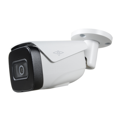 Telecamera Bullet IP 4 Megapixel Gamma Ultra - 1/3” Progressive Scan CMOS - Compressione H.265+ - Lente 2.8 mm / LEDs IR distanza 50 m - POE / IP67 / IK10 - Allarmi / Audio / Microfono integrato