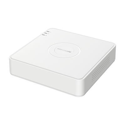 Hikvision - Gamma VALUE - NVR per videocamere IP - 4 CH video PoE 36 W / Risoluzione massima 4 Mp - Larghezza di banda 40 Mbps - Ammette 1 hard disk