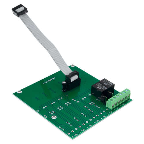 Modulo relè convenzionale DMTECH - 2 uscite relé - Fino a 3A/125VAC o 3A/30VDC - Alimentato dalla centrale - Compatibile con i pannelli antincendio DMTECH