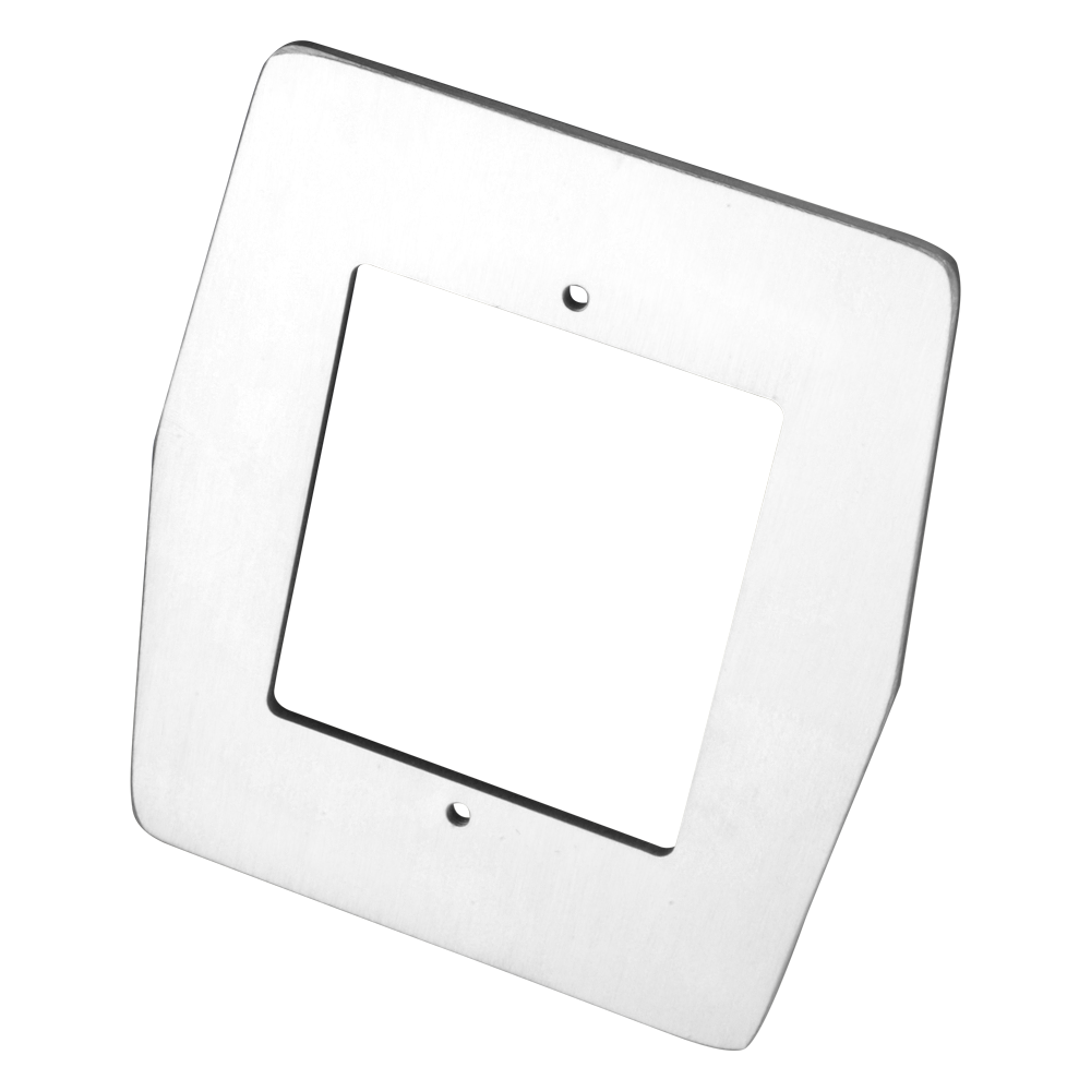 Placca di acciaio personalizzata per tornelli - Cornice di finitura per lettori biometrici - Adatto a lettori ZK-FR1500A-WP-EM(-MF) - Realizzata in acciaio inossidabile - Design leggero ed elegante - facile installazione