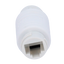 Conector  - Conector entrada RJ45  - Conector salida RJ45 - Compatible UTP  - IP68 - Color blanco