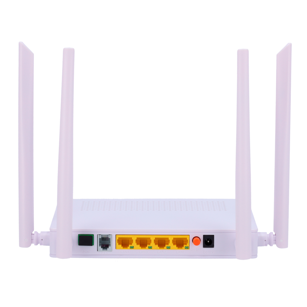 Marca Blanca Router ONT Wi-Fi 5 AC1300 - 4 Puertos LAN RJ45 10/100Mbps - 1 Puerto LAN/WAN RJ45 10/100/1000Mbps - 802.11ac 2x2 doble banda 2.4 y 5GHz  - Control Parental, Red de Invitados, EasyMesh - Diseñado para crea una red Mesh completa