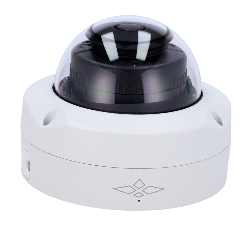 Cámara IP 4 Megapixel - 1/2.1" 4MP Gran Angular  - Compresión H.265+ / H.265 - Lente 2.8 mm / WDR - EPTZ: Seguimiento de alarmas inteligentes - SMD Plus y Protección Perimetral
