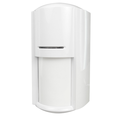 PIR triple tecnologia - Pet immunity - Adatto per esterni - PIR, microonde e antimascheramento - Wireless - Rango di rilevamento 12 m