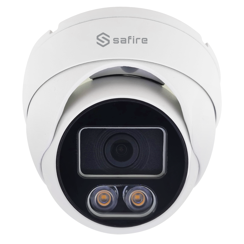 Telecamere Dome Safire Gamma PRO - 5 Mpx high performance CMOS Night Color - Uscita 4 in 1 - Lente 3.6 - White Light, Portata 50 m - Impermeabile IP66