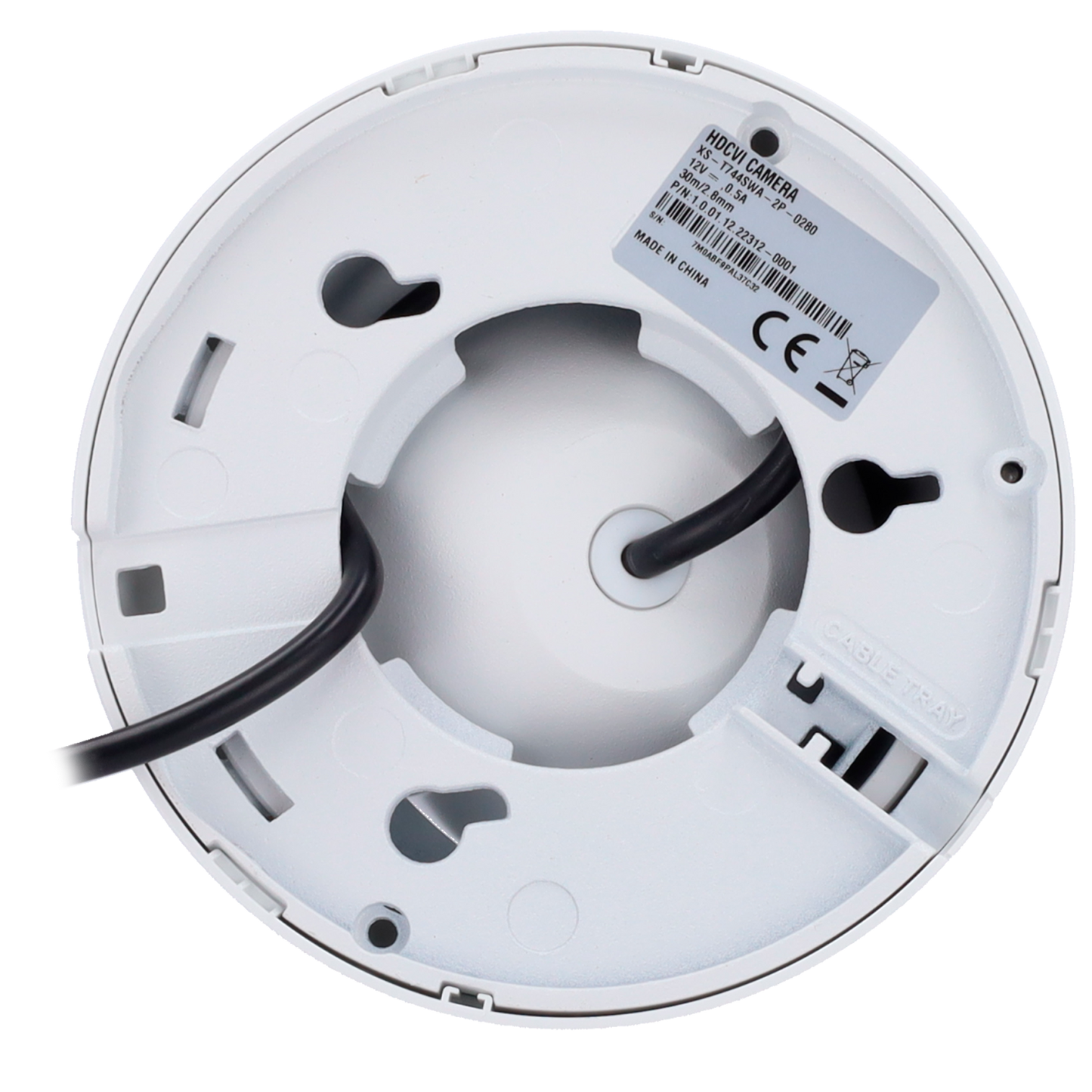 Telecamera Turret X-Security Gamma PRO - Uscita 4 in 1 - 1/2.8" CMOS - Ottica 2.8 mm | Portata IR 30 m - Audio su cavo Coassiale in HDCVI - Impermeabile IP67