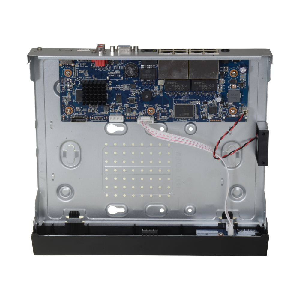 Videoregistratore X-Security NVR per telecamare IP - 8 CH video IP e 8 porte PoE - Risoluzione massima di registrazione 12 Mpx - 1 CH riconoscimento facciale - 2 CH riconoscimento di persone e veicoli - Compressione H.265+