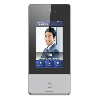 Videoportero IP WiFi - Cámara 2 Mpx | Audio bidireccional - Facial, tarjeta MF, QR y PIN | 2 relés - App móvil a través de monitor - Pantalla IPS 4.3" táctil | IP65, IK08 - Montaje en superficie | PoE