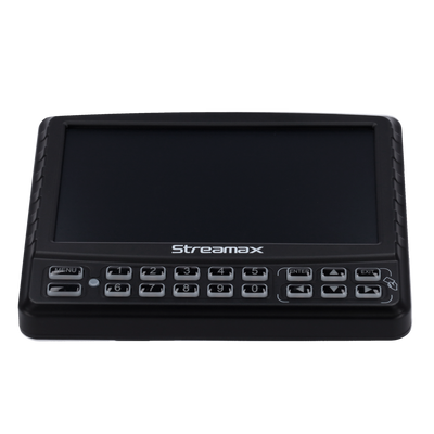 Streamax - Kit CP4 / Monitor 7" táctil  - Resolución 800x400 | Altavoces integrados - Compatible con grabadores Streamax - Apto para embarcar en vehículo - Soporte y cableado incluido