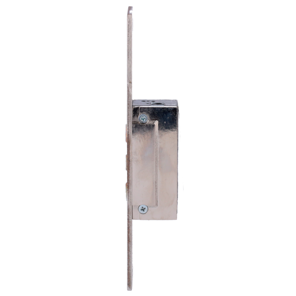 Apriporta elettrico Dorcas - Per porta singola | Scrocco radiale regolabile - Modo apertura Fail Secure (NO) - Forza di ritenzione 330 kg | Anteriore senza taglio - Alimentazione AC/DC 10-24V | Memoria - Montaggio ad incasso | Passaggio libero