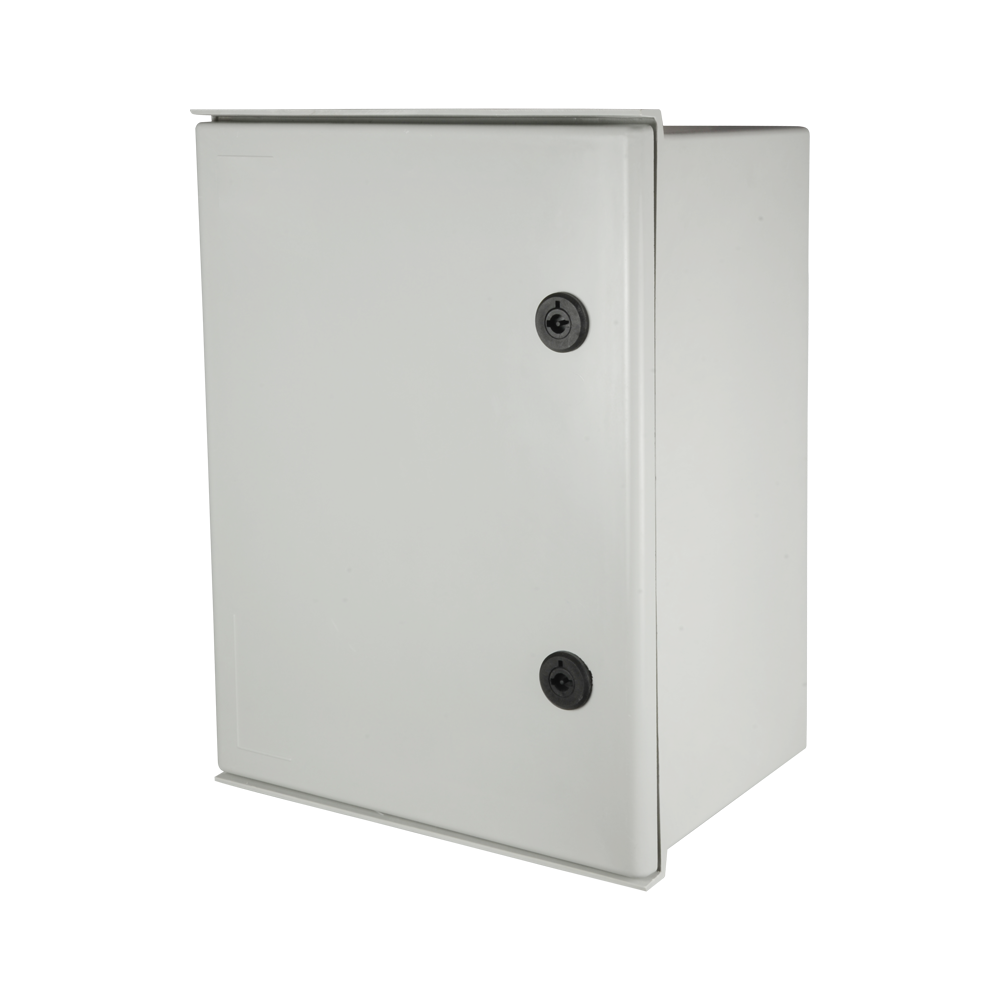 Armadio in poliestere - Dimensioni 40x30x20 cm - Grado di protezione IP66 - Colore grigio