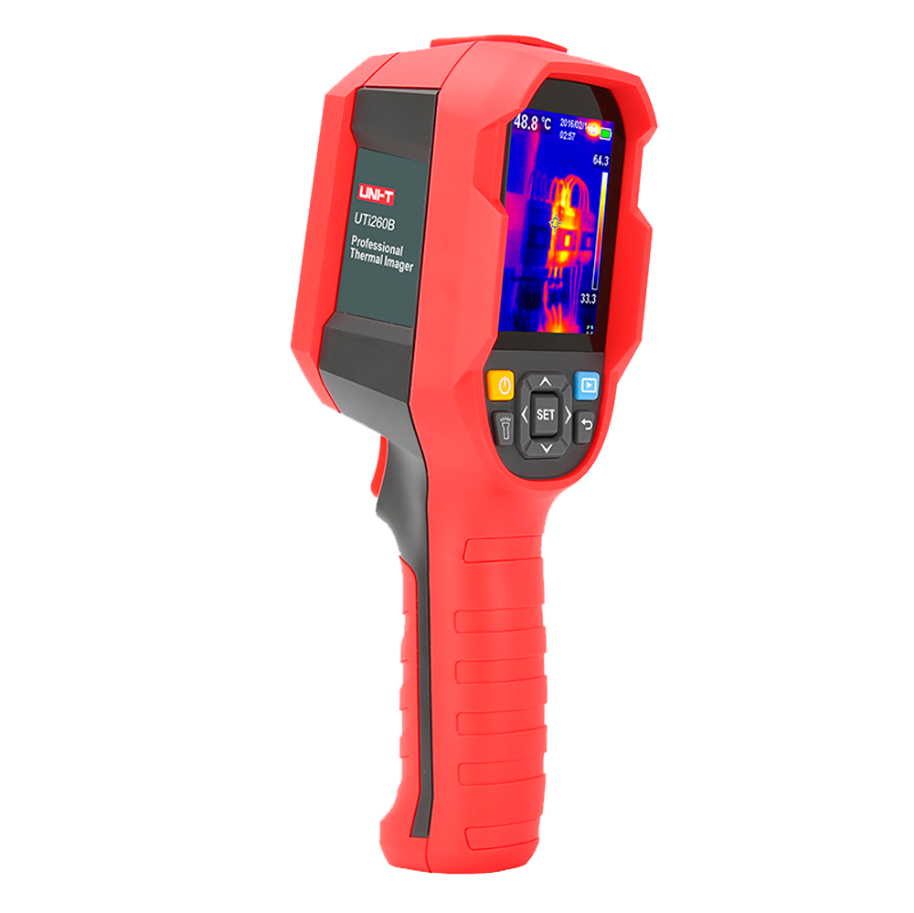 Telecamera termografica portatile Dual - Misurazione della temperatura in tempo reale - Risoluzione termica 256x192 | Precisione ±2ºC ±2% - Sensibilità termica ≤50mK - Monitoraggio su monitor esterno tramite PC