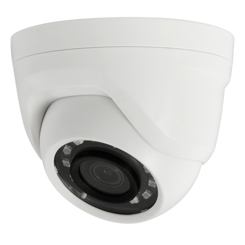 Cámera dome Gama 1080p ECO - 4 in 1 (HDTVI / HDCVI / AHD / CVBS) - 1/2.7" Brigates© BG0806 - Lente 3.6 mm - 12 LED SMD IR Distanza 25 m - Indoor
