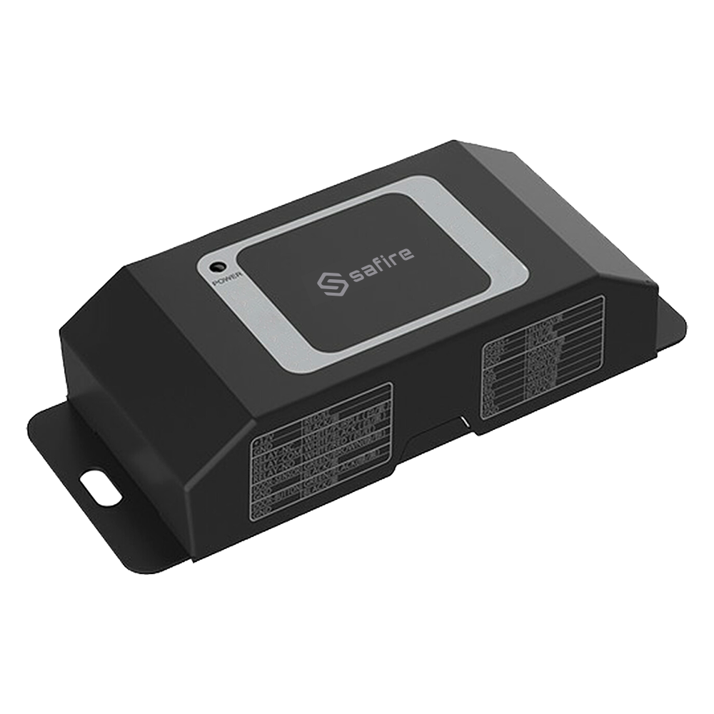 Controlador antimanipulación Safire - Para instalaciones autónomas y seguras - Wiegand, RS485, pulsador y 2 entradas de alarma - Salida de relé NA/NC, sensor de puerta y alarma - Control directo de la cerradura - Alimentación 12 V DC