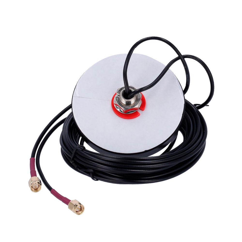 Teltonika - 4G roof antenna for vehicles - Frequency 698-960 and 1710-2690MHz - Male SMA connector - Impedance 50 ohm - RG174 cable 3 meters long