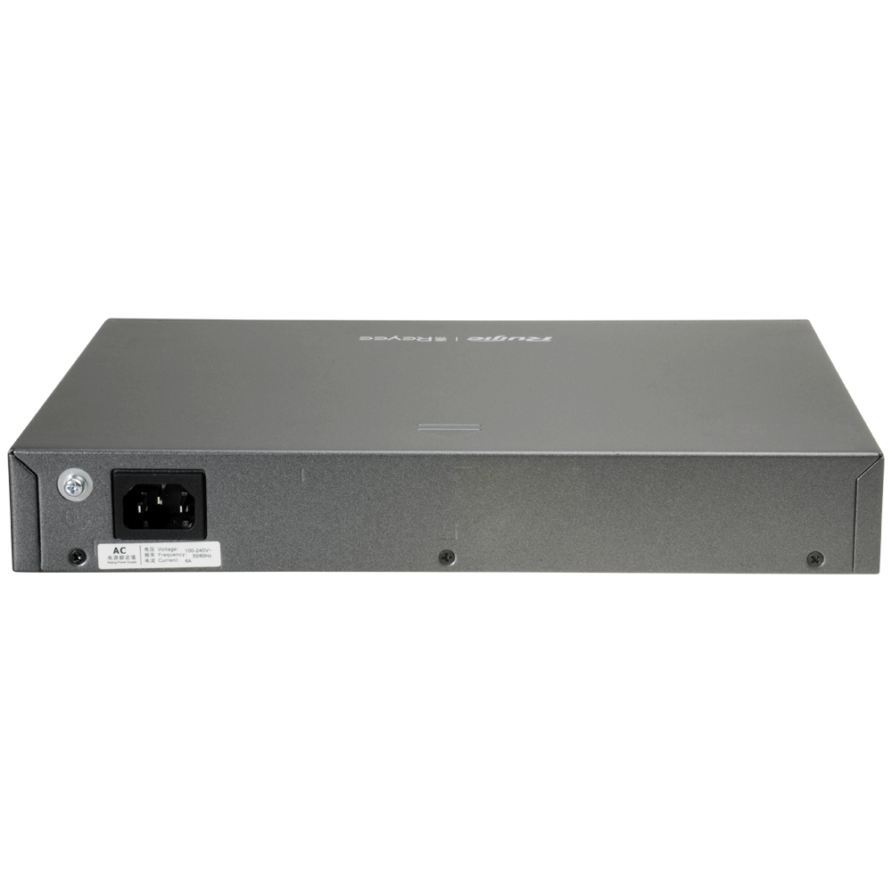 Reyee Switch PoE Cloud Gestibile L2 - 16 porte PoE 802.3af/at + 2 SFP - 16 RJ45 10/100/1000Mbps + 2 SFP 10/100/1000Mbps - 30W per porta 802.3af/at / Massimo 240W - VLAN/Port Isolation/Loop Detection - Limite di Velocità della Porta