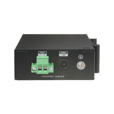 Switch HiPoE X-Security - 2 porte PoE + 1 Porta Uplink (SFP) - Velocità 10/100/1000 Mbps - Consumo massimo 60W [%VAR%] - 2 Porte HiPoE - Installazione su guida DIN