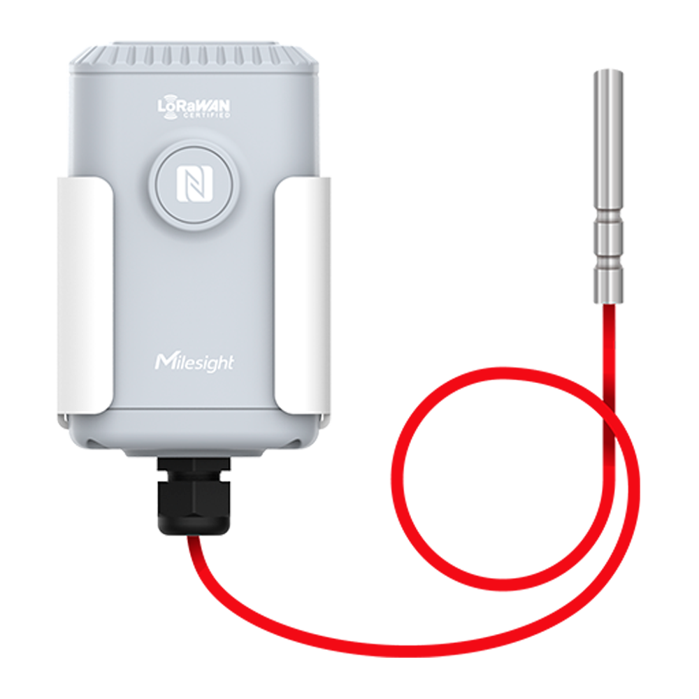 Sensore di temperatura LoRaWAN - Intervallo di rilevamento -50ºC ~ 500ºC - Portata fino a 10Km con visualizzazione diretta - Configurazione tramite NFC e APP - Grado di Protezione IP67 - Lunga durata della batteria
